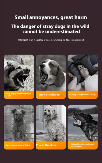 Ultrasonic Stray Dog Repellent Device