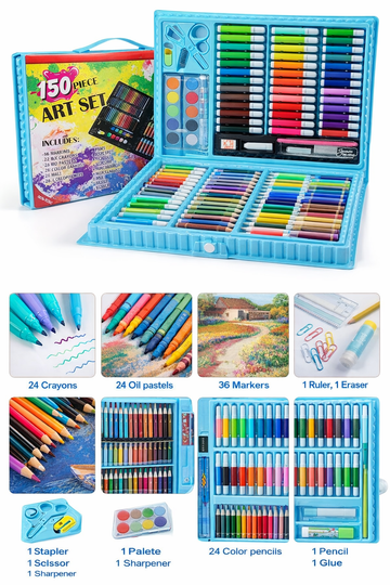 150 PCS Kids Art Drawing Set